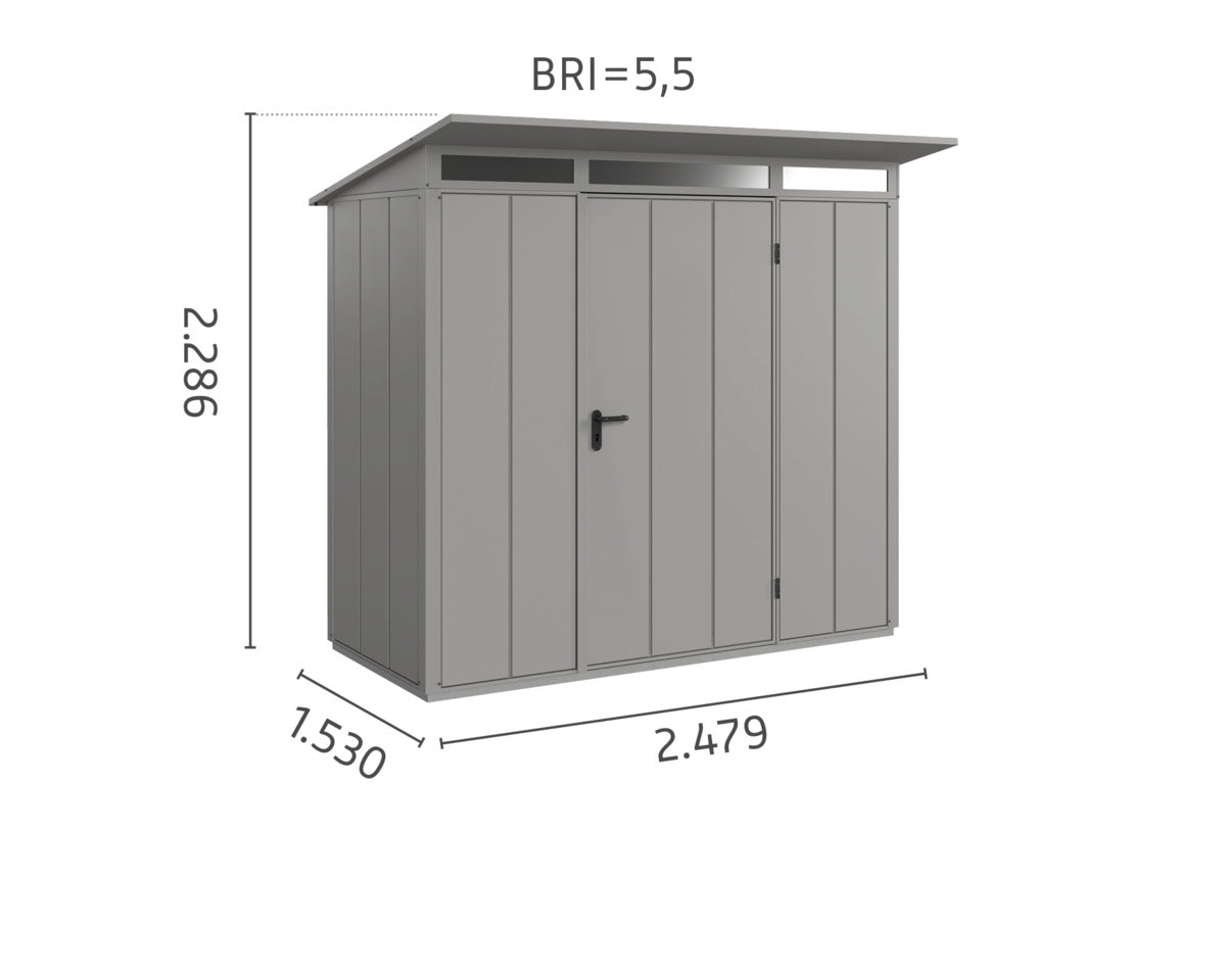 Tuinhuis Berry Modern lessenaars dak Type 1