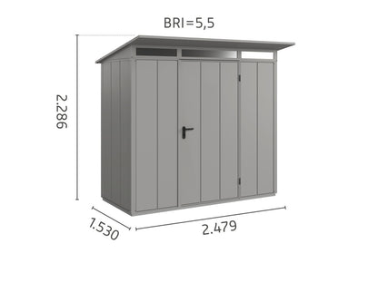 Tuinhuis Berry Modern lessenaars dak Type 1