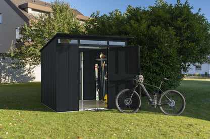 Tuinhuis Berry Modern Lessenaars dak. Type 3